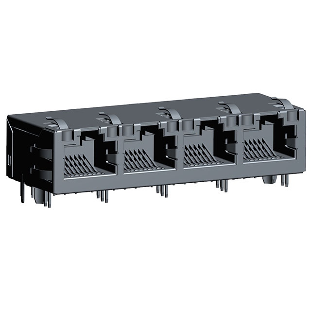 CONN JACK 4PORT PCB【ARJM14A1-009-NN-EW2】