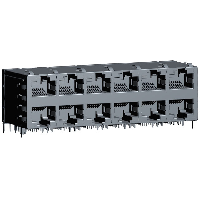 【ARJM26A1-A12-NN-EW2】CONN JACK 12PORT PCB