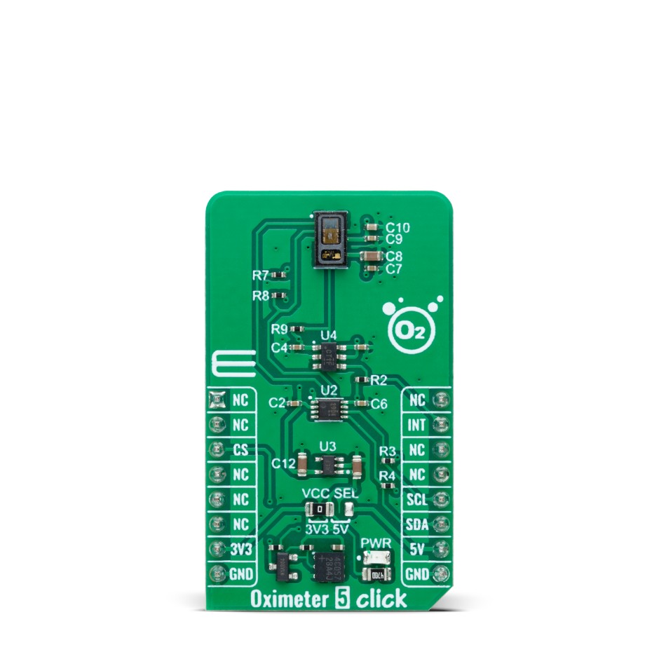 【MIKROE-6366】OXIMETER 5 CLICK - CLICKID