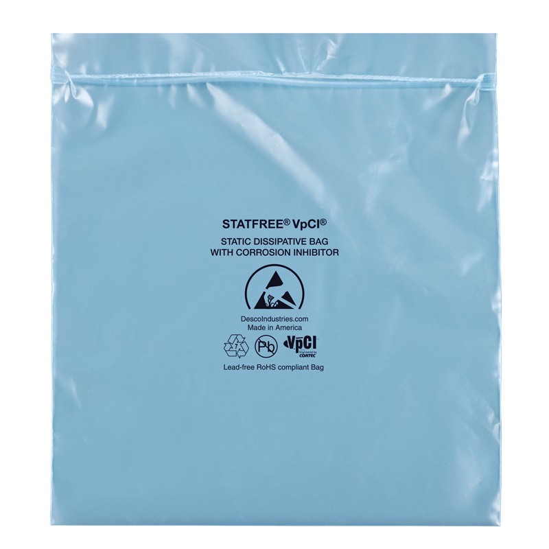 【14172】VPCI-125 HP ESD BLUE, 4IN X 6IN,