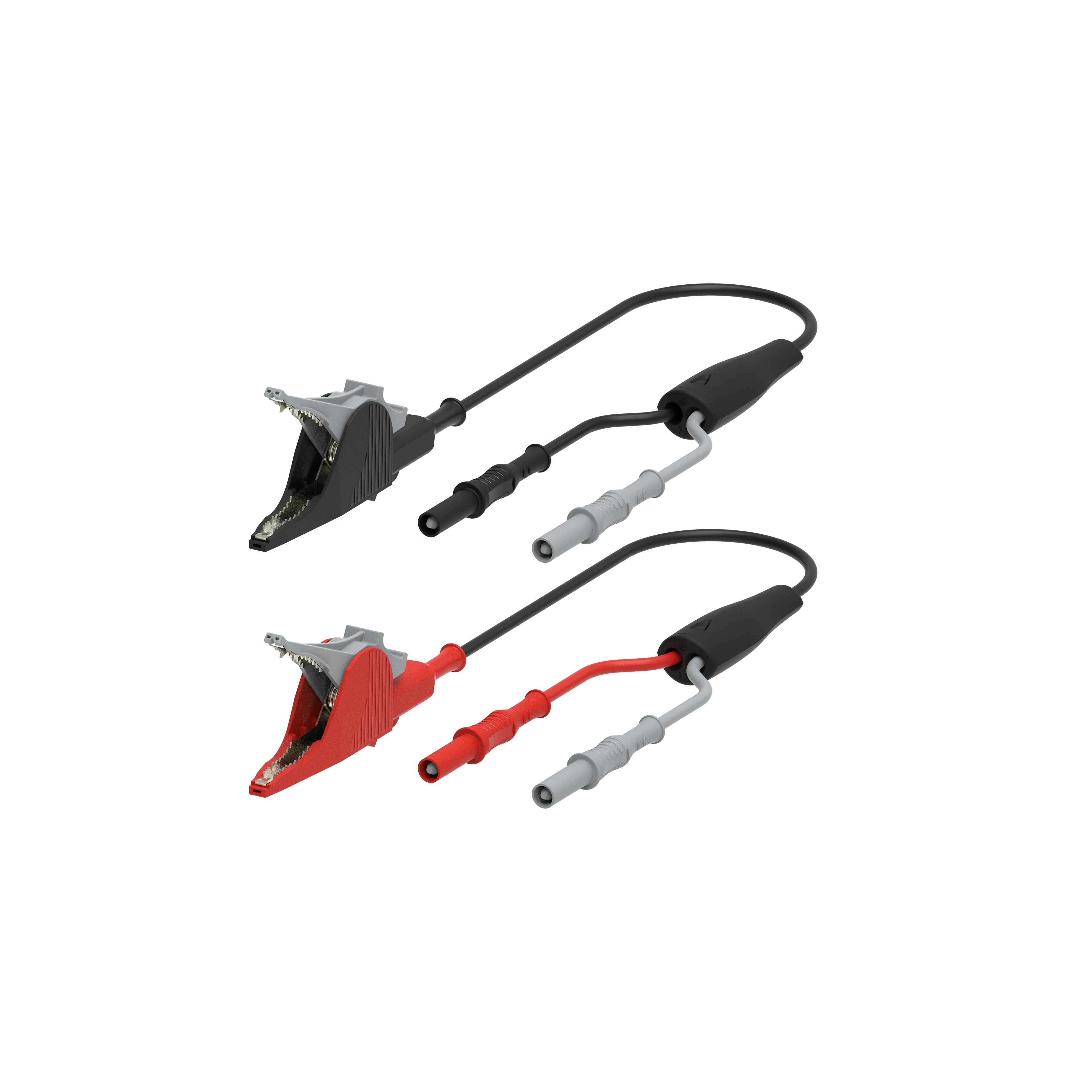 【CT4555】Lead, Insulated Kelvin Alligator