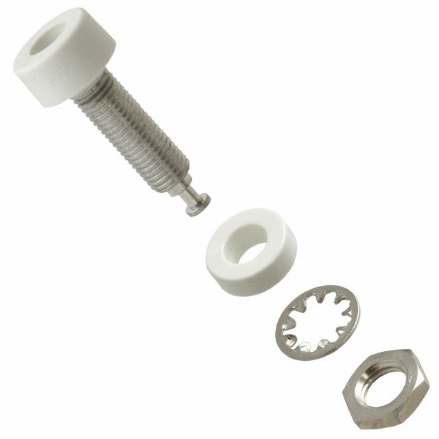 【1581-9】CONN BANANA JACK TURRET WHITE