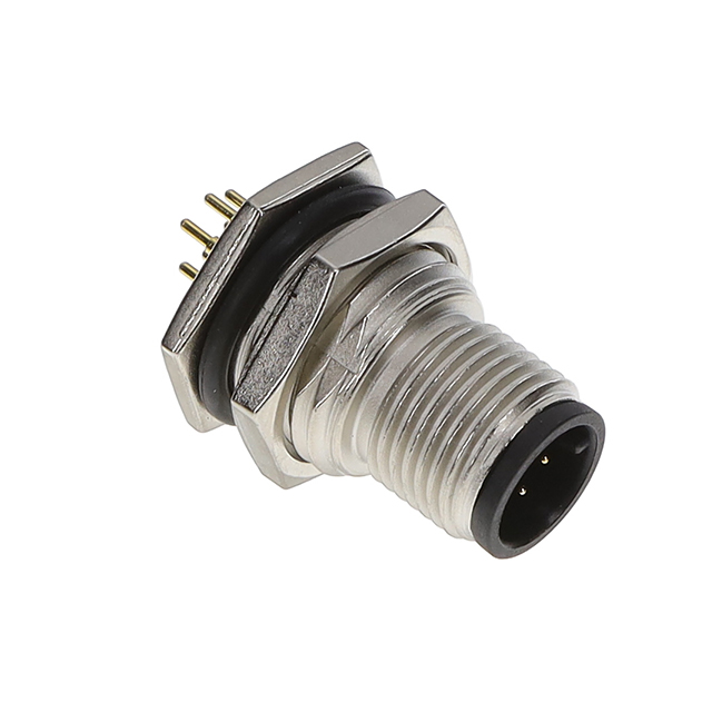 【M12A-06PMMP-SF8001】M12 PANEL PCB CONN