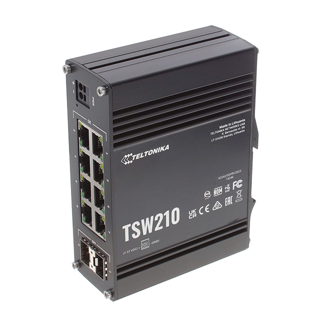 【TSW210000040】TSW210 8 PORT SWITCH 2 SFP PORTS