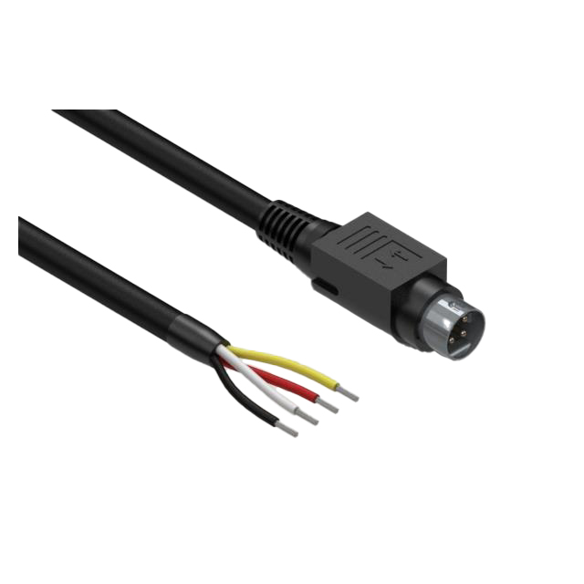 【10-06311】CIRC CBL 4POS PLUG TO WIRE 6'