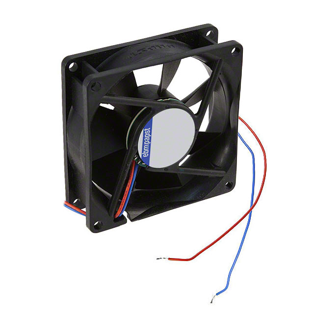 【8412NGLV】FAN AXIAL 80X25.4MM 12VDC WIRE