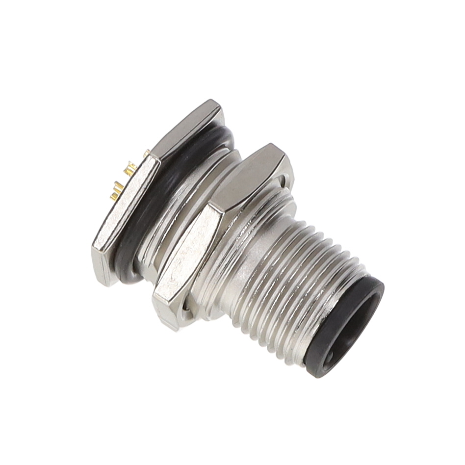 【M12A-06PMMS-SF8002】M12 PANEL SOLDER CONN