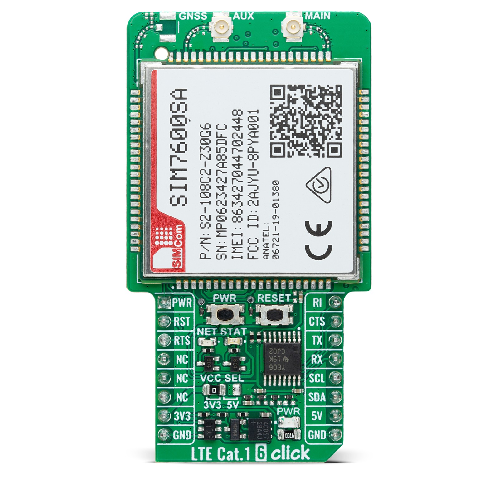 【MIKROE-6283】LTE CAT.1 6 CLICK