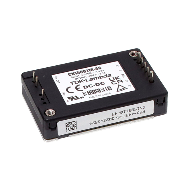 【CN150B110-48】DC-DC, RAILWAY, 153.6W, 43-160V,