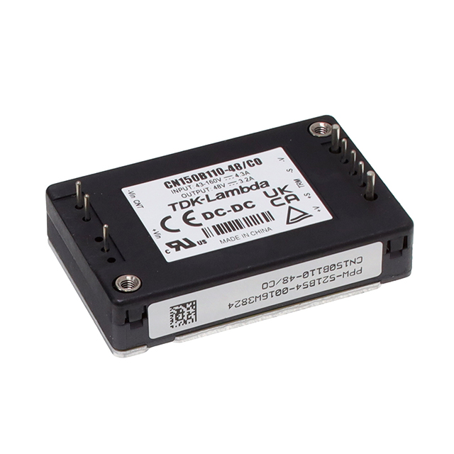 【CN150B110-48/CO】DC-DC, RAILWAY, 153.6W, 43-160V,