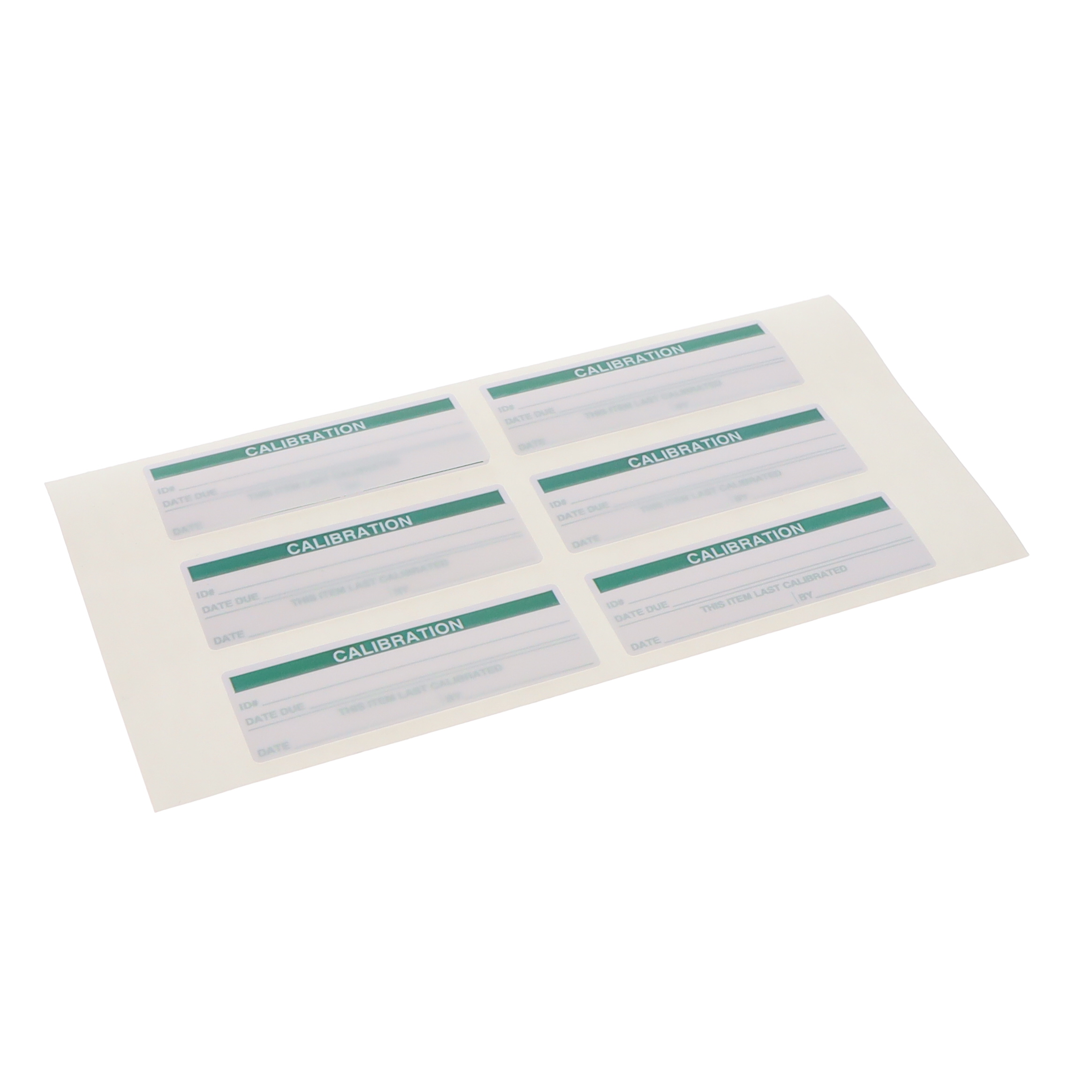 【QCC330】LABEL ID/RATINGS 3"X1" GR/WHT