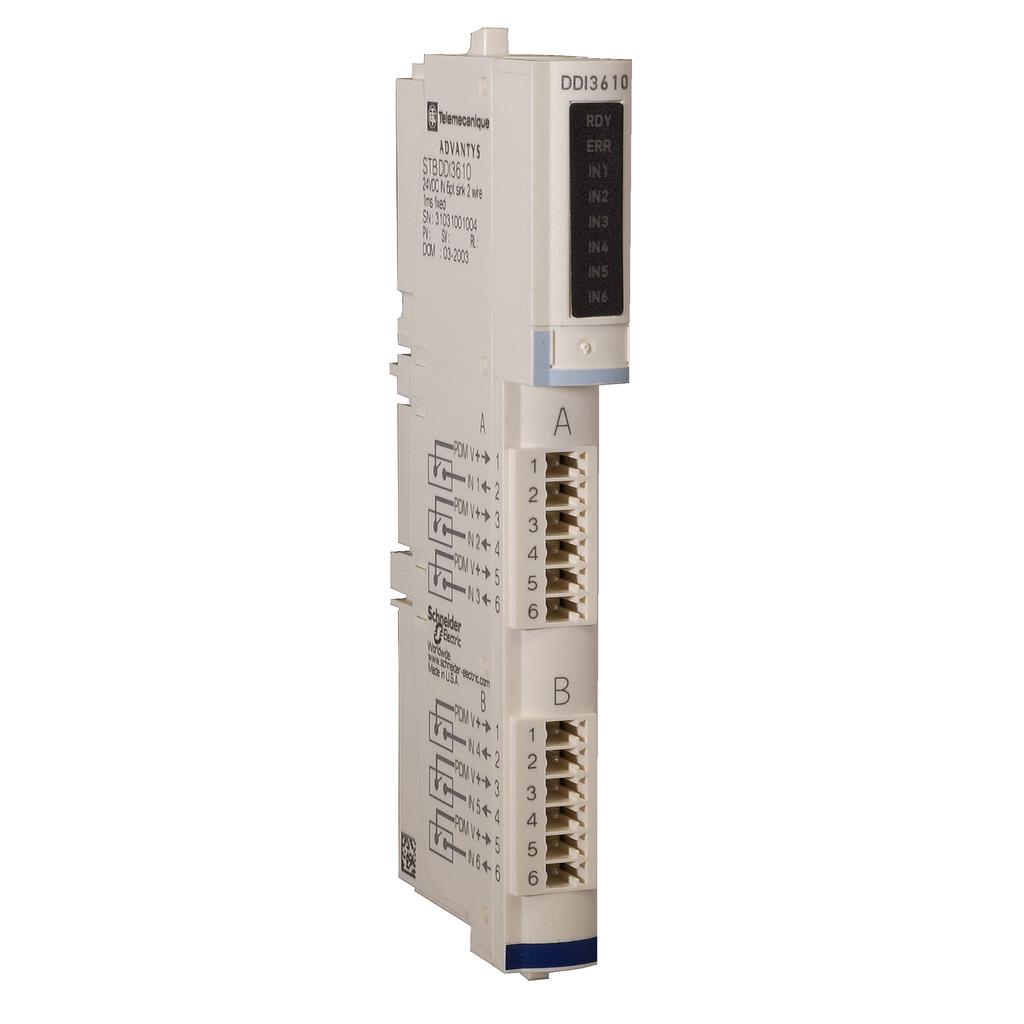 INPUT MODULE 6 DIGITAL 24V【STBDDI3610K】