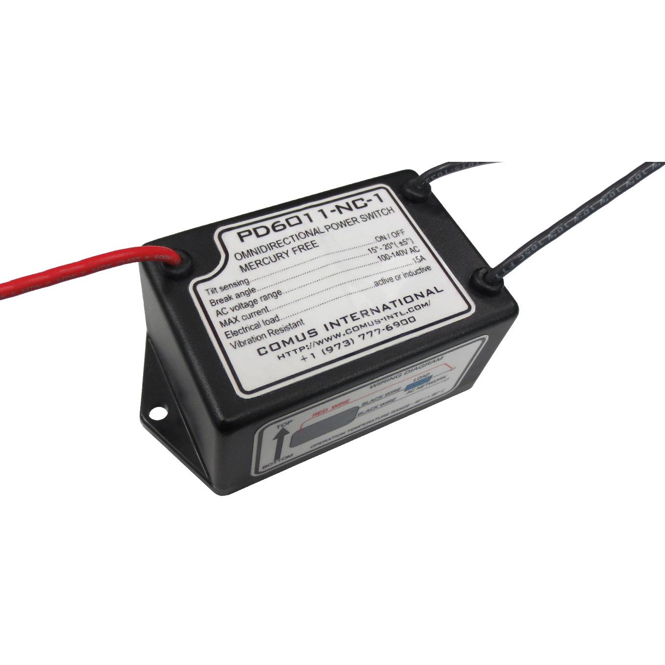 【PD6011-NO-1】TILT SWITCH 20 DEGREE 15A 120VAC