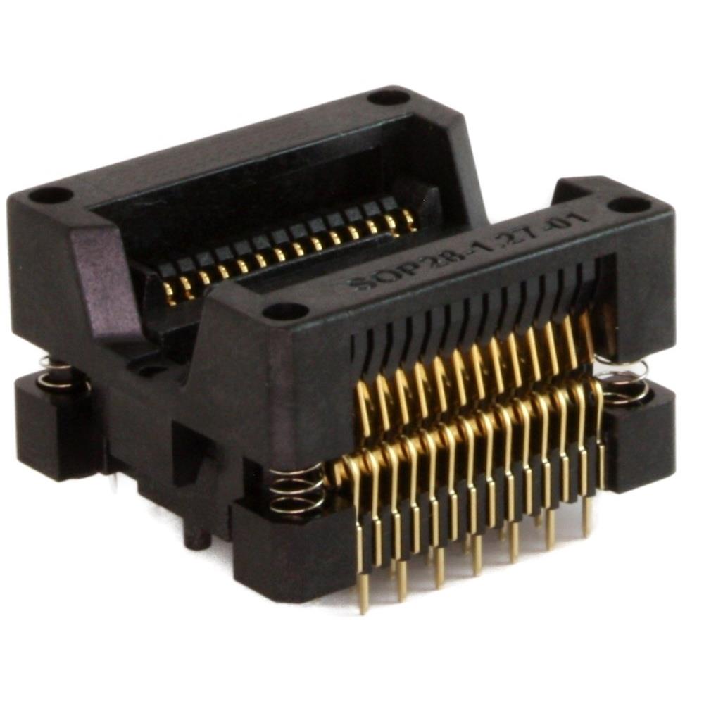 【PA-SOCKET-SOICW7-28-1.27】TEST SOCKET FOR SOIC-28W 7.5MM W