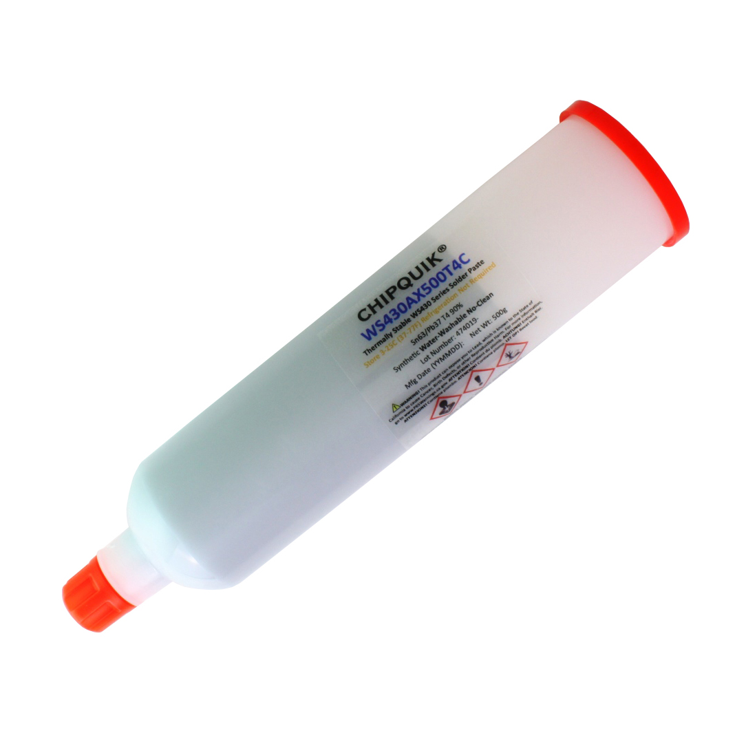 【WS430AX500T4C】SOLDER PASTE SN63/PB37 T4 90% WA