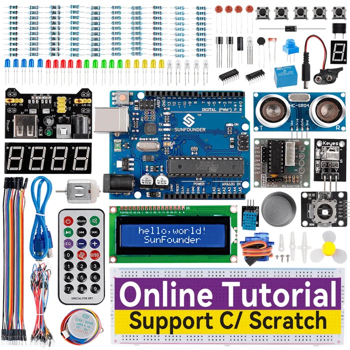 【CN0206D】SUNFOUNDER STARTER KIT FOR ARDUI