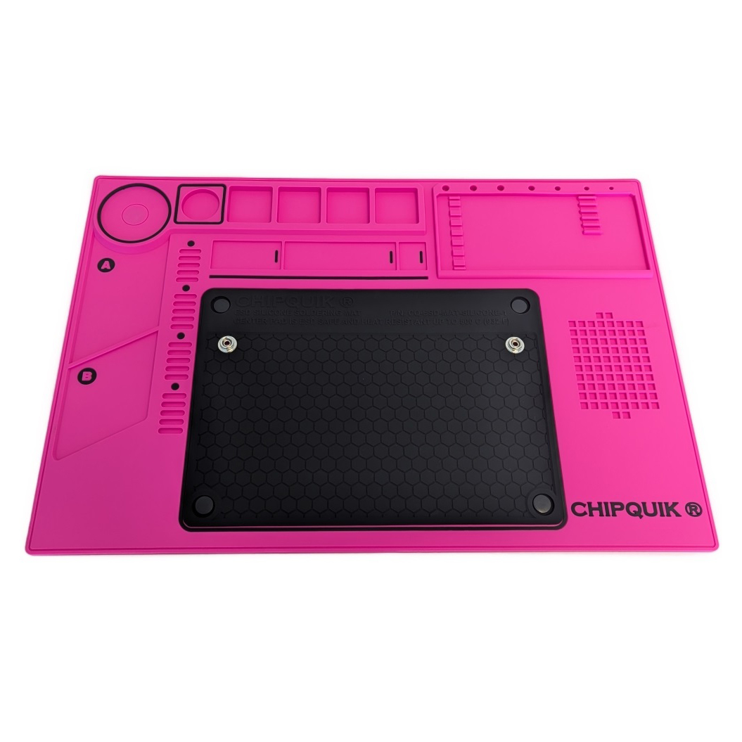 ESD SILICONE SOLDERING MAT - BLA【CQ-ESD-MAT-SILICONE-1 PINK】