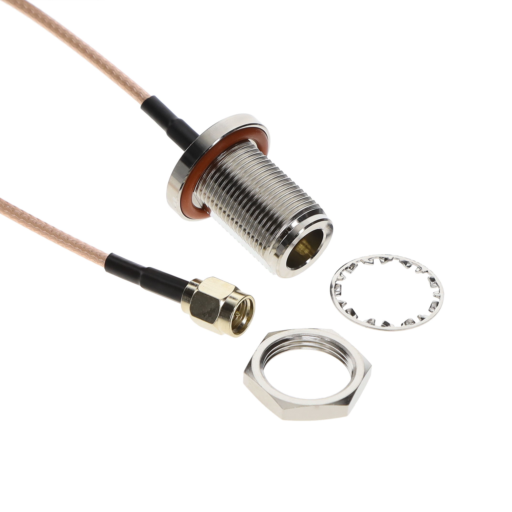 【CAB.01057】COAX CBL SMA TO N-TYPE 7.8"
