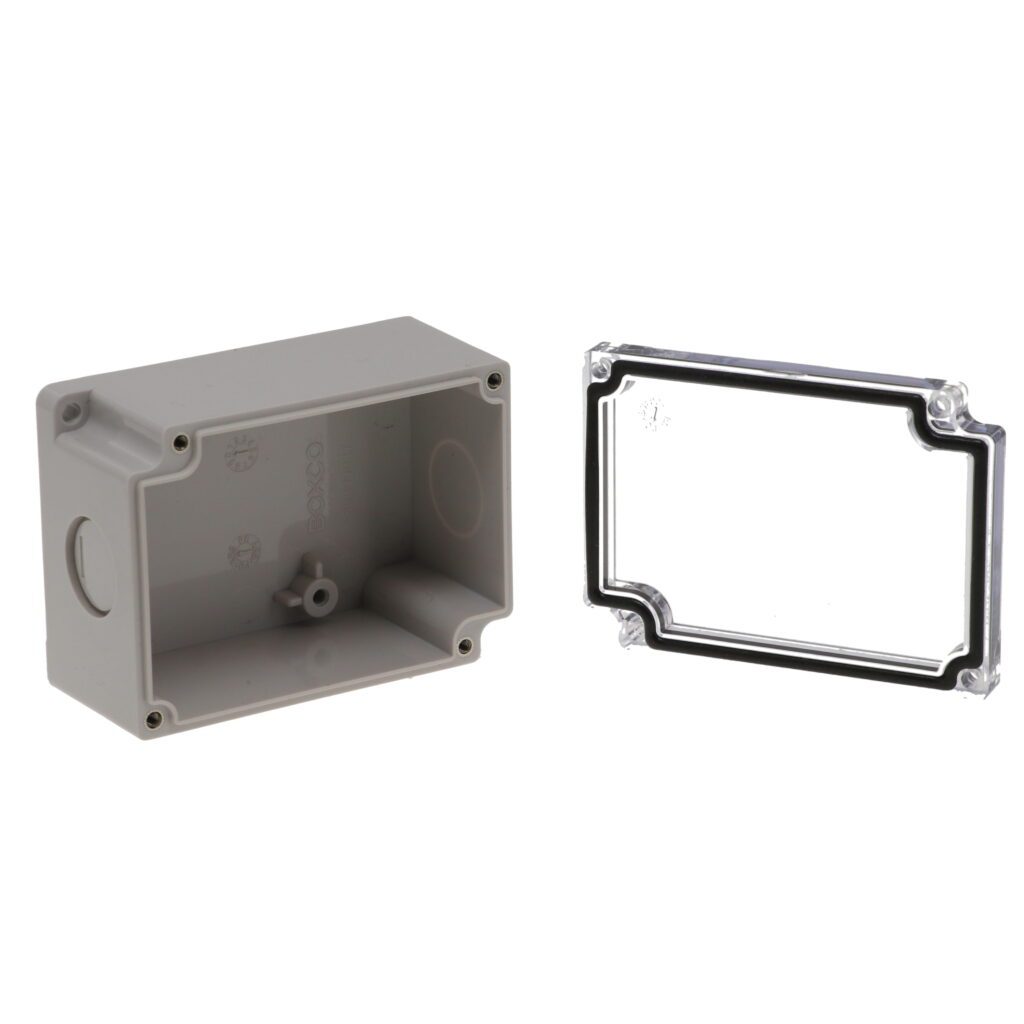 【PNB-30416-CKO】ABS CLEAR COVER PLASTIC IP67 BOX
