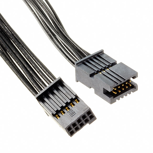 【TFSD-05-28-H-10.00-T-NDS】CABLE 28AWG DUALROW 10PIN 1.27MM
