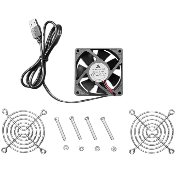 【6120】5V SQUARE USB FAN - 7 CM