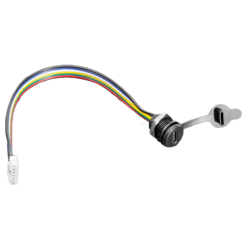 【6153】USB TYPE C SCREW PANEL MOUNT TO