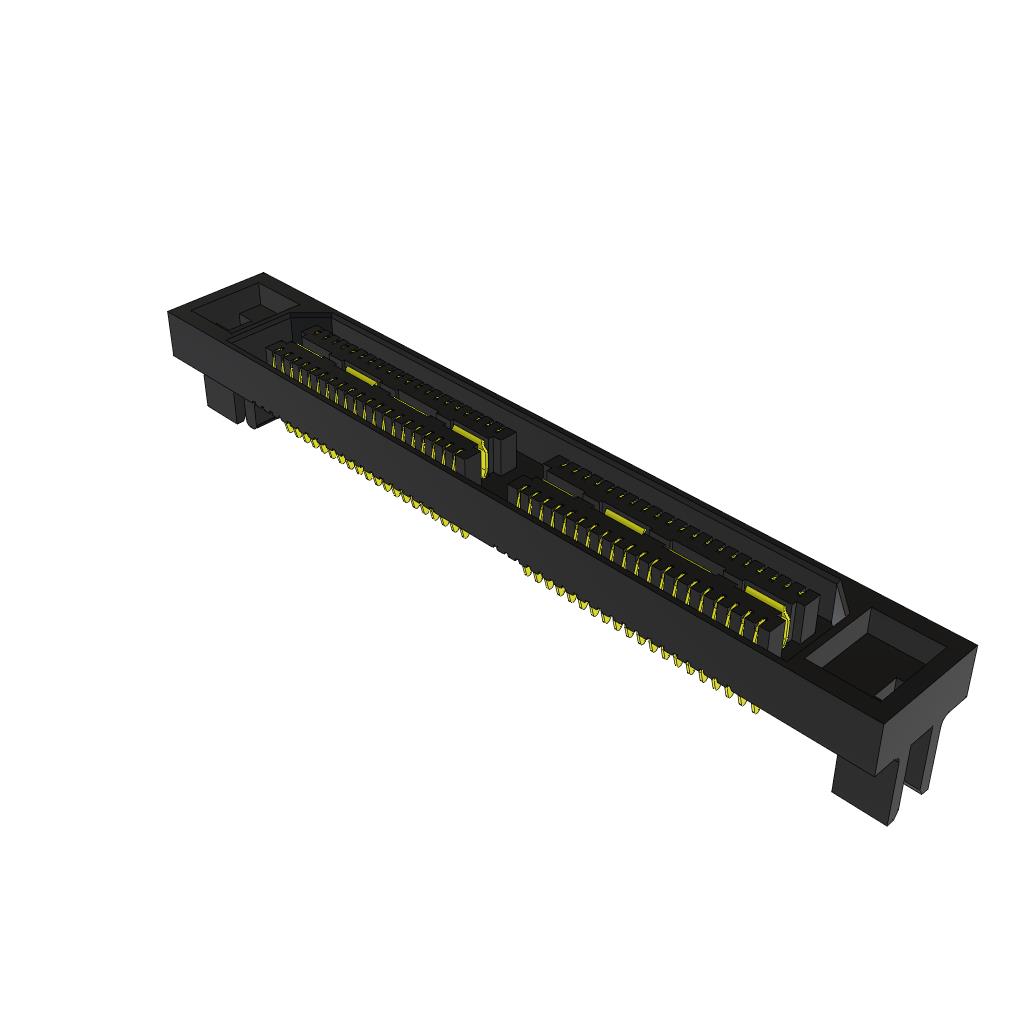 CONN RCPT 80POS EDGE MNT GOLD【QSE-040-01-L-D-EM2】