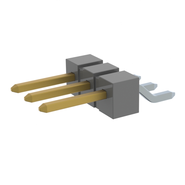 CONN HEADER SMD R/A 3POS 2.54MM【TSM-103-01-L-SH-TR】