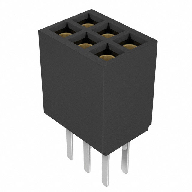 【SFMC-103-01-L-D】CONN RCPT 6POS 0.05 GOLD PCB