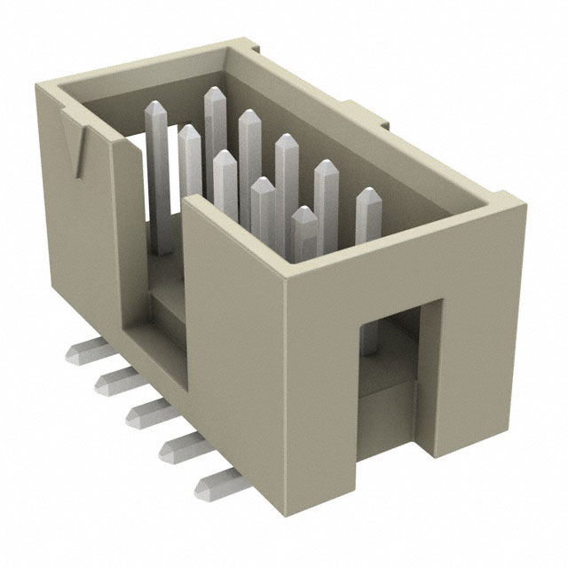 CONN HEADER SMD 10POS 2.54MM【HTST-105-01-T-DV-P】