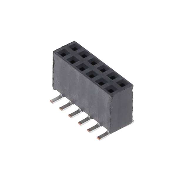 【SSW-106-22-L-D-VS-K-TR】CONN RCPT 12POS 0.1 GOLD SMD