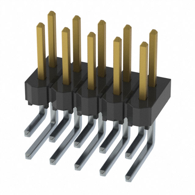【HTSW-105-08-L-D-RA】CONN HEADER R/A 10POS 2.54MM