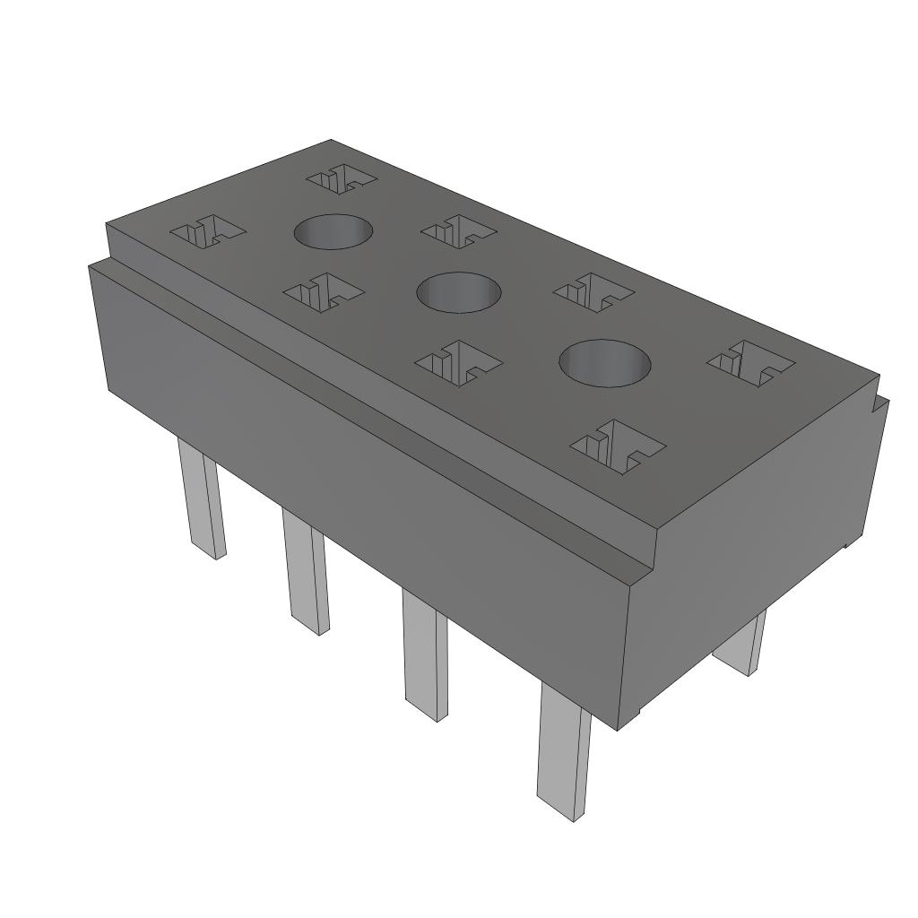 CONN RCPT 8POS DUAL 2MM T/H【CLT-104-01-L-D】