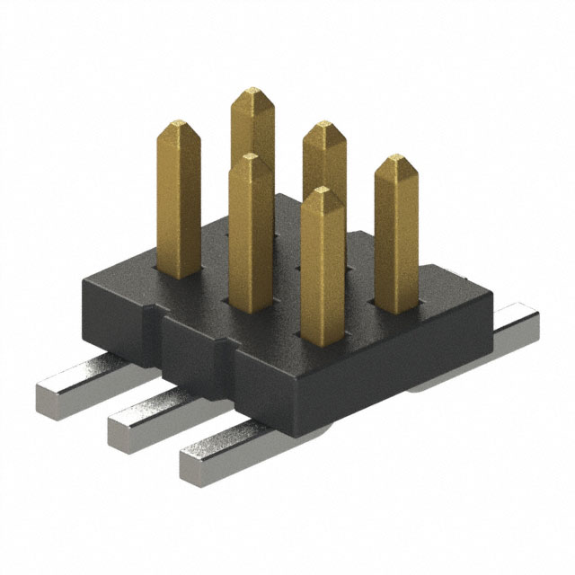 【FTS-103-02-F-DV-TR】CONN HEADER SMD 6POS 1.27MM