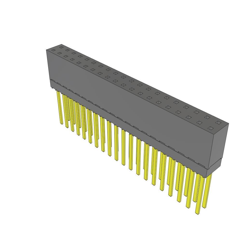 【ESW-120-14-G-D】CONN SOCKET 40POS 0.1 GOLD PCB