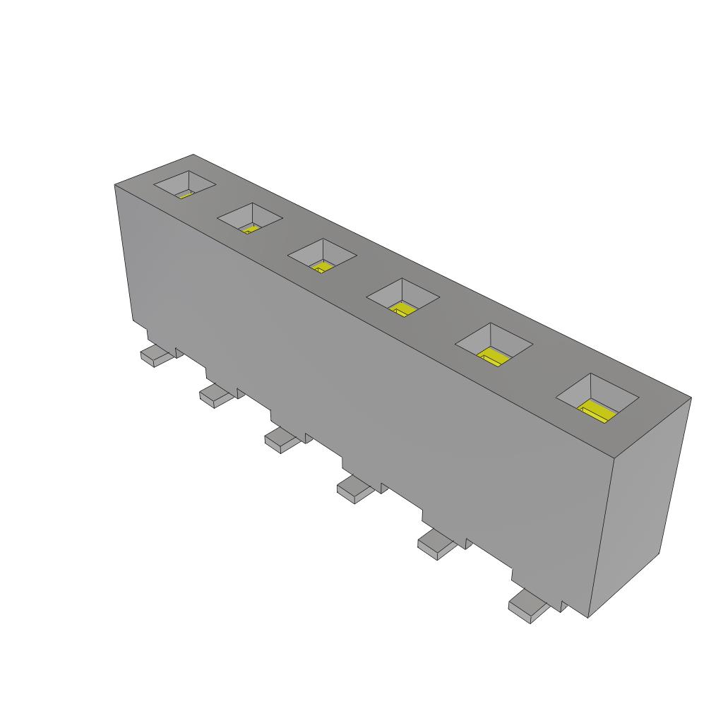 CONN RCPT 6POS 0.2 TIN SMD【HPF-06-02-T-S】