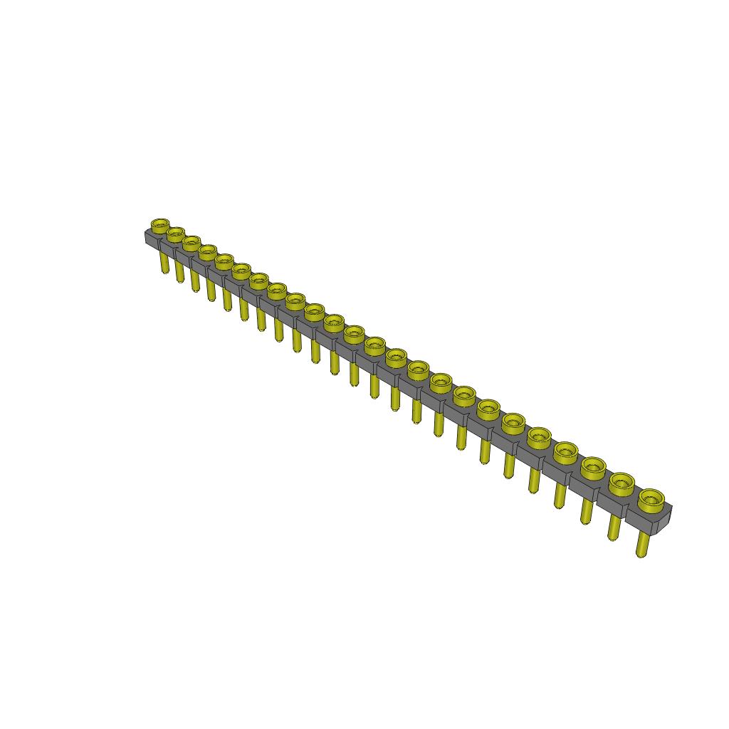 【SL-124-G-10】CONN RCPT .100" 24POS GOLD PCB