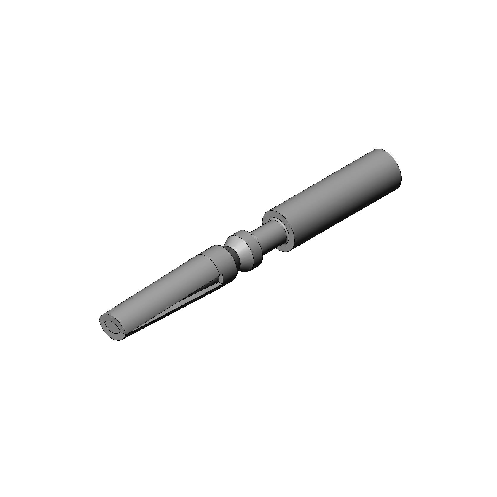 【CONT-JB12-24S-C2-X-PKG200】M12 CONTACT, X-CODE CRIMP SOCKET