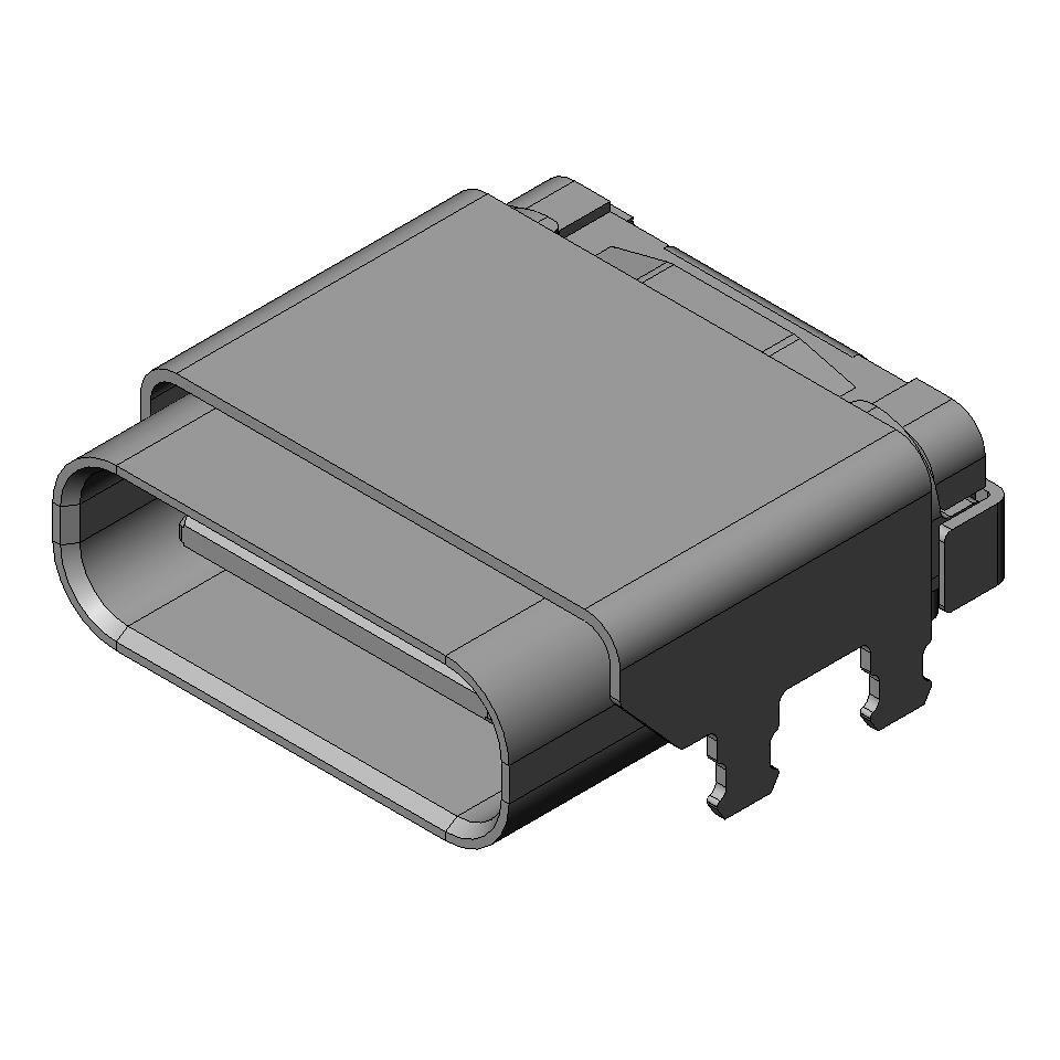 【DX07S024XJ1AR1000】USB TYPE-C COMPATIBLE DX07 SERIE [digi-reel品]