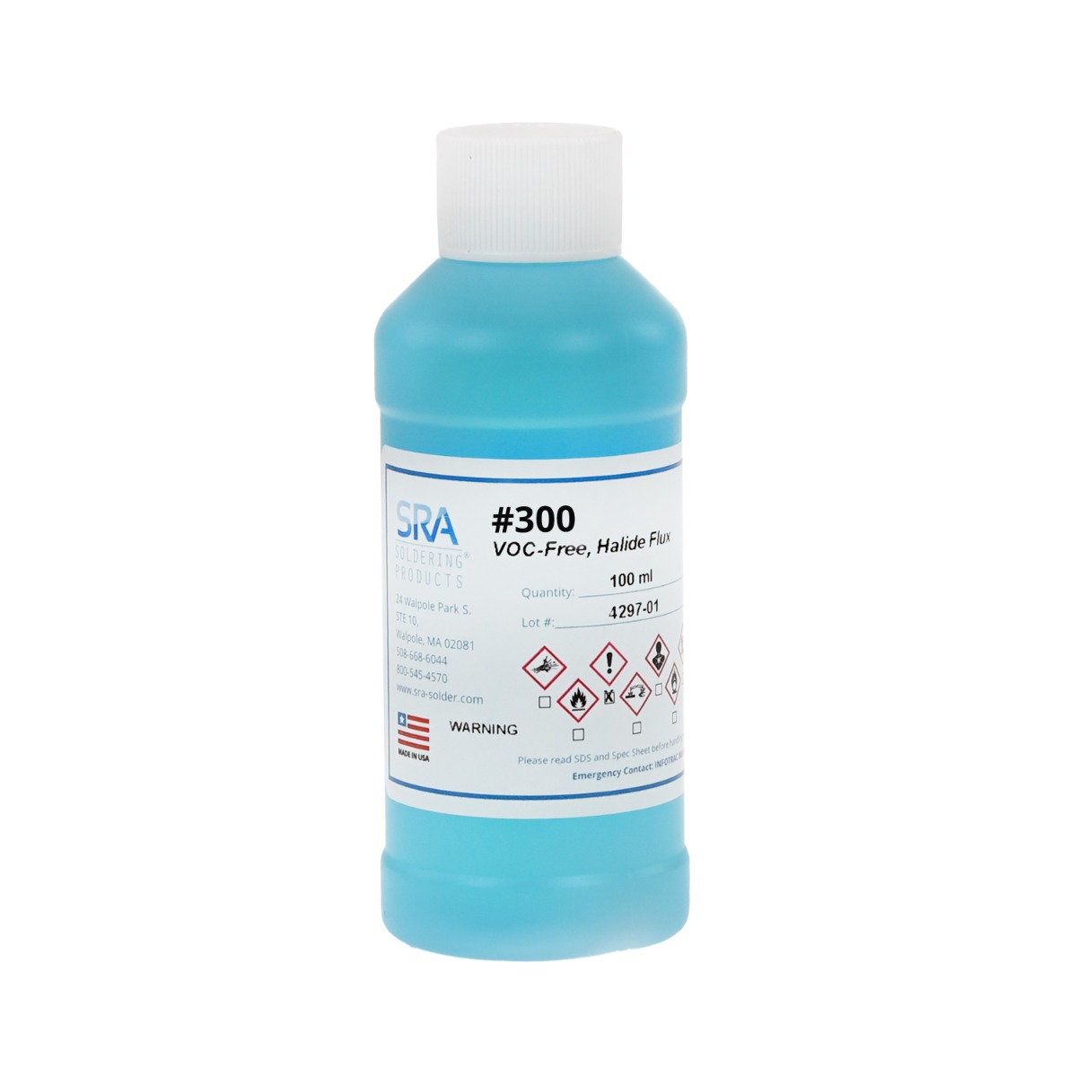 【FLS300-100ML】SRA #300 VOC-FREE ORGANIC ACID F