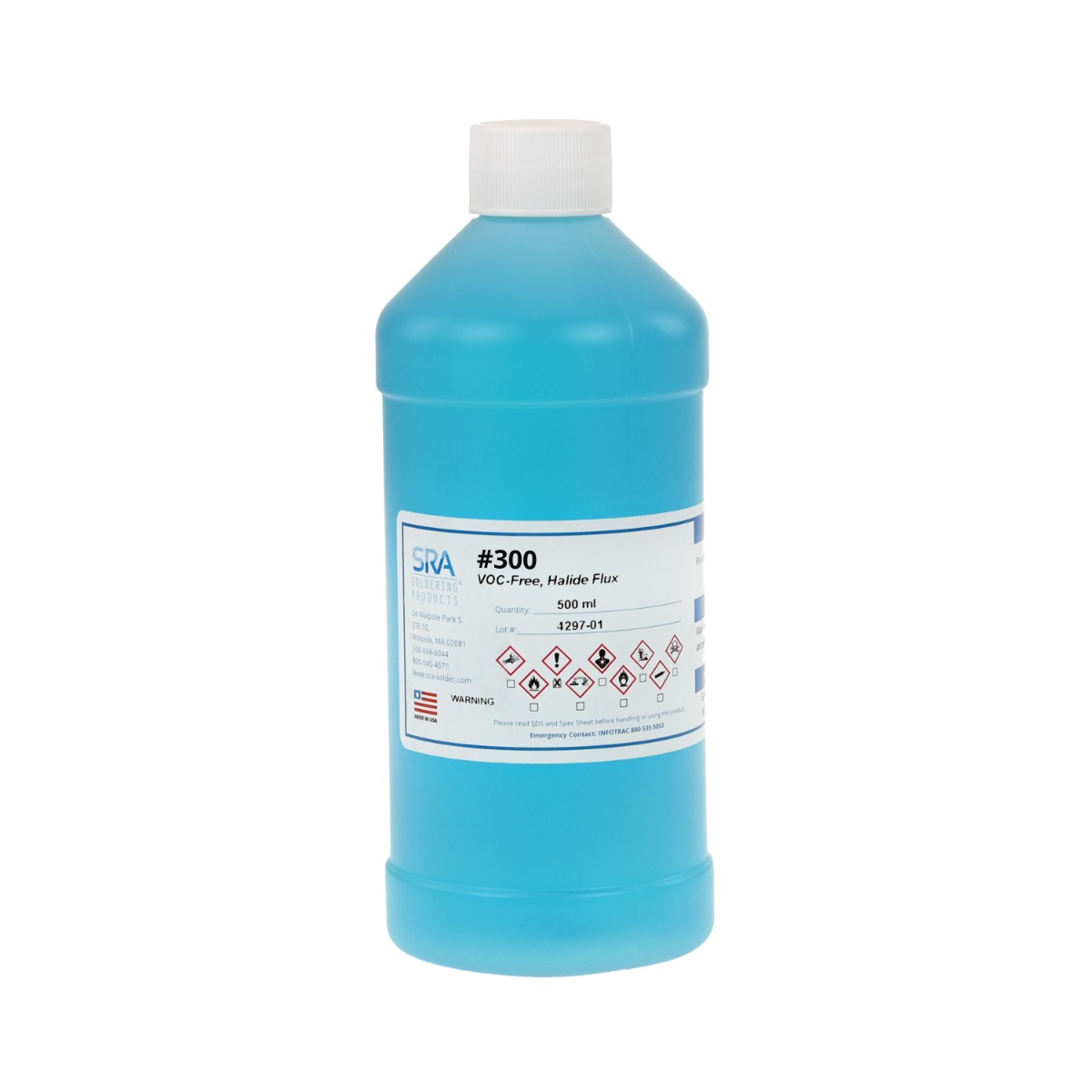 【FLS300-500ML】SRA #300 VOC-FREE ORGANIC ACID F