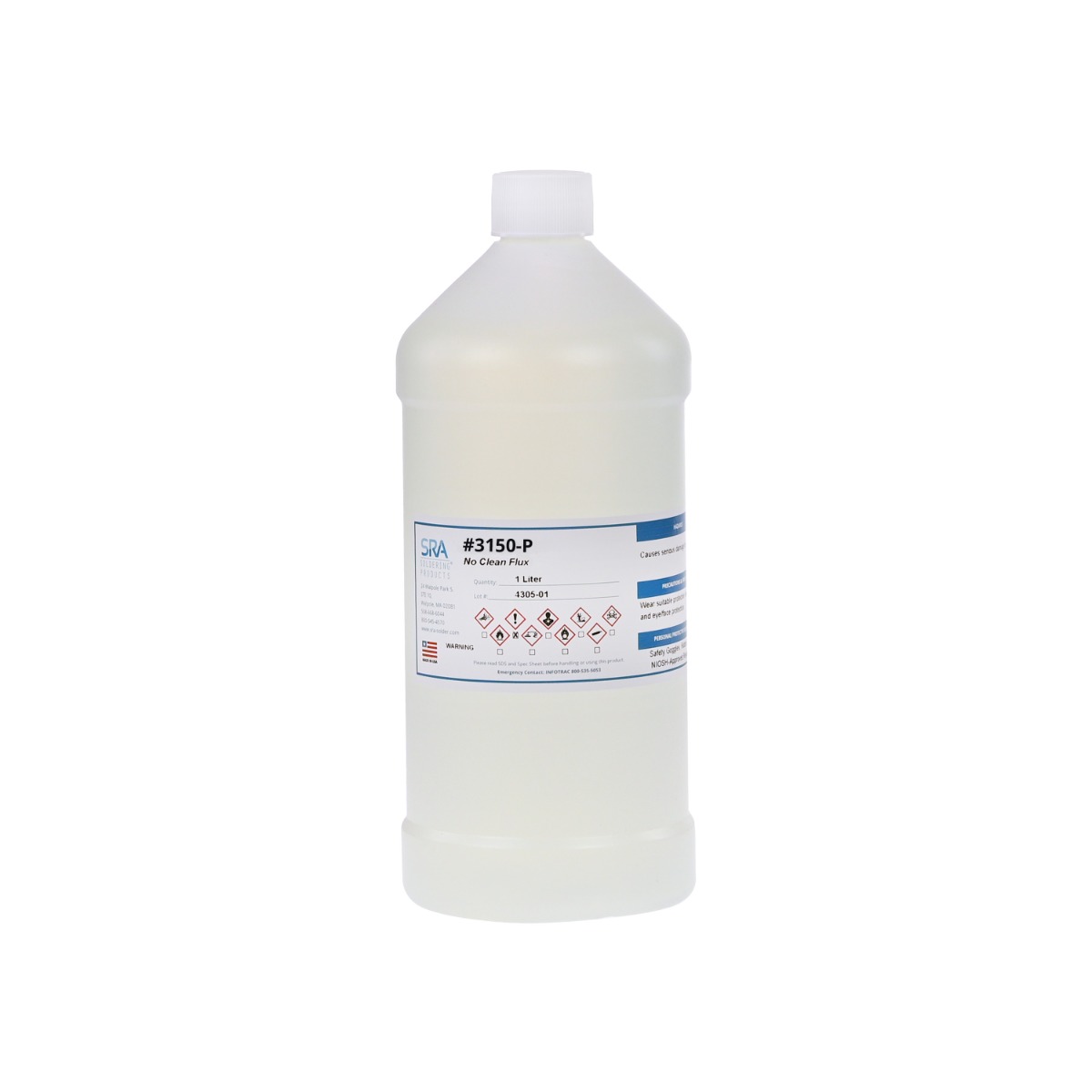【FLS3150P-1L】SRA #3150-P NO-CLEAN SOLVENT-BAS