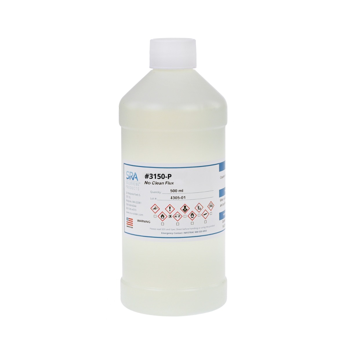 【FLS3150P-500ML】SRA #3150-P NO-CLEAN SOLVENT-BAS