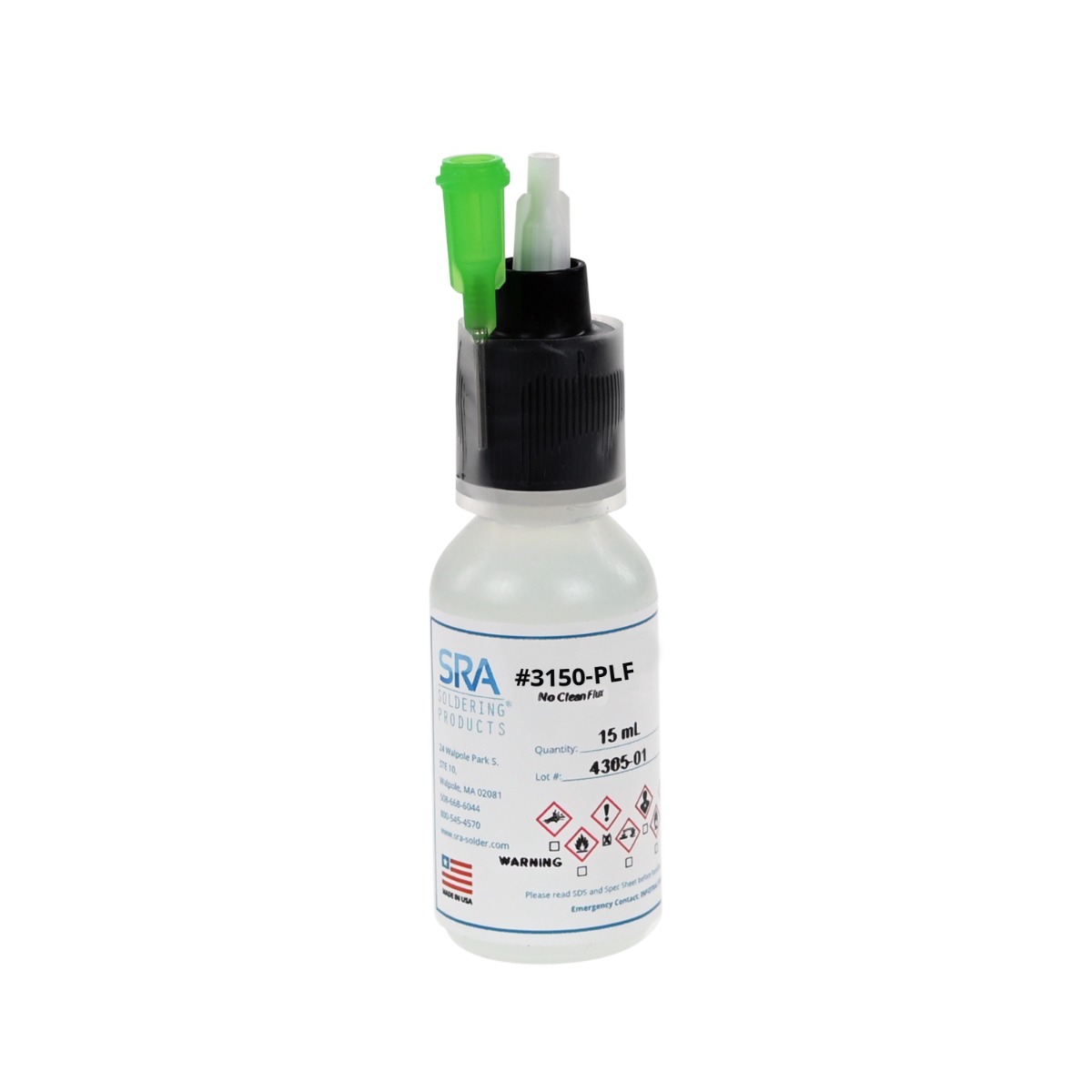 【FLS3150PLF-15ML】SRA #3150-PLF NO-CLEAN SOLVENT-B