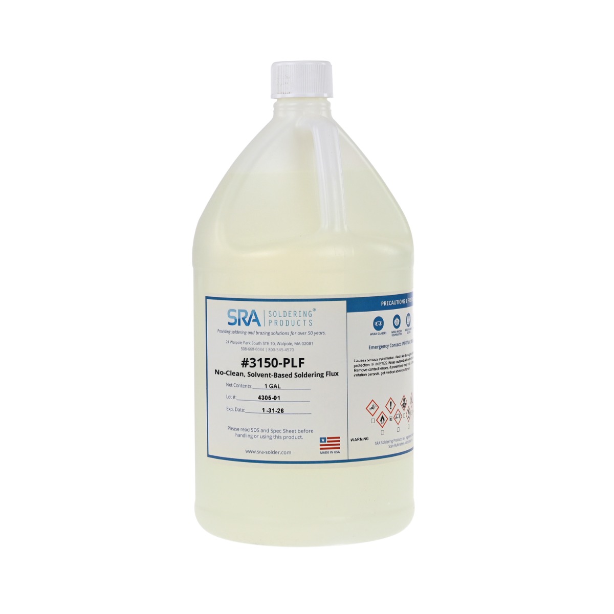 【FLS3150PLF-1L】SRA #3150-PLF NO-CLEAN SOLVENT-B