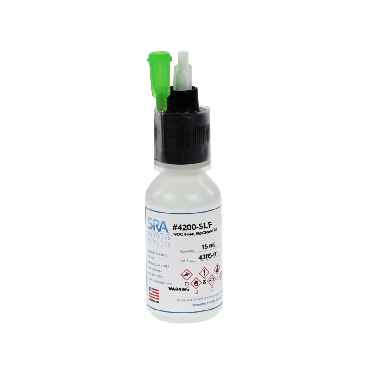 【FLS4200SLF-15ML】SRA #4200-SLF NO-CLEAN VOC-FREE
