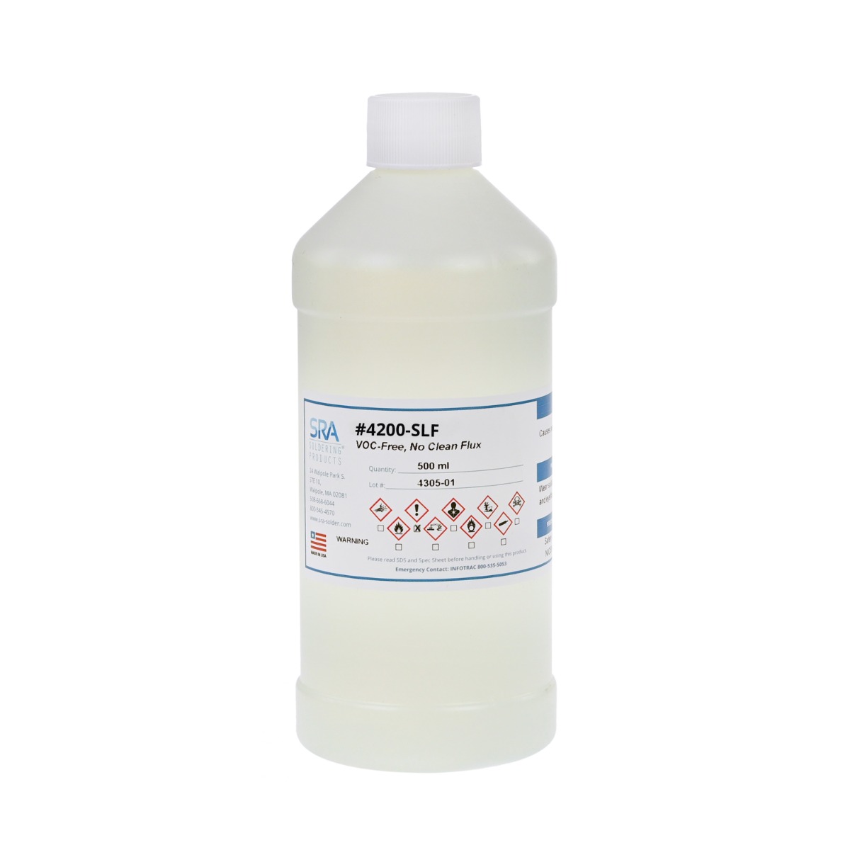【FLS4200SLF-500ML】SRA #4200-SLF NO-CLEAN VOC-FREE