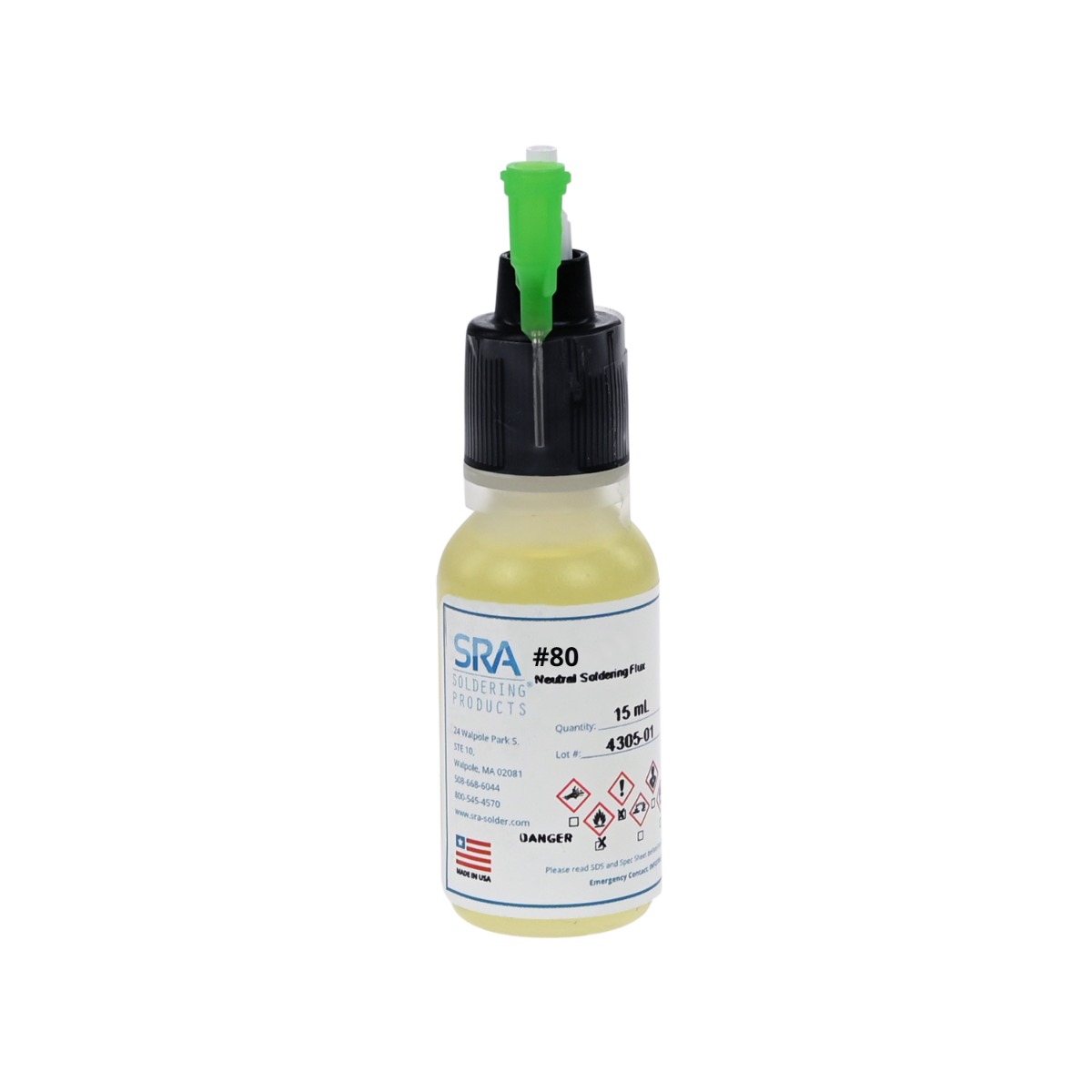 【FLS80-15ML】SRA #80 SOLVENT-BASED, WATER-SOL