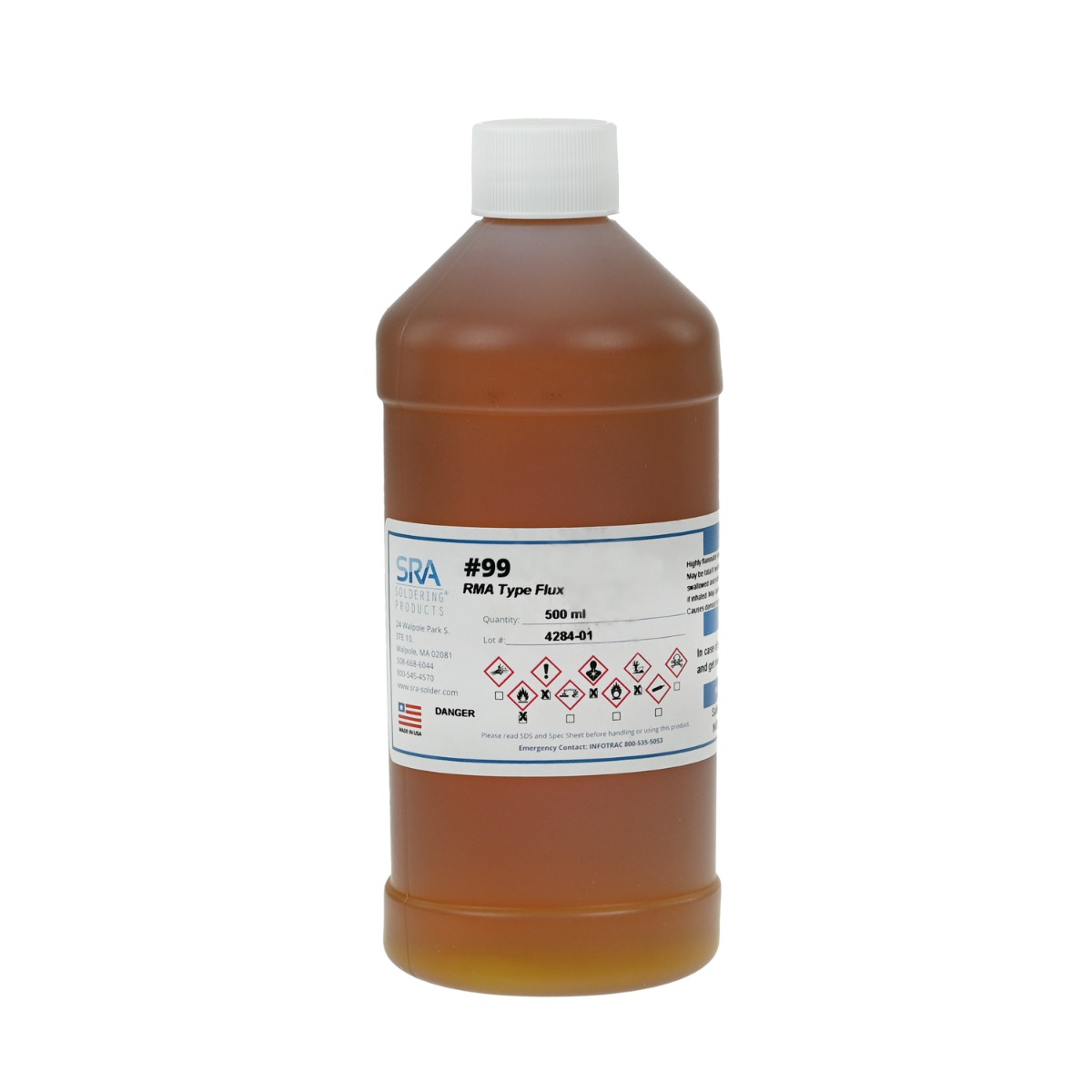 【FLS99-500ML】SRA #99 TYPE RMA, ROSIN SOLDERIN