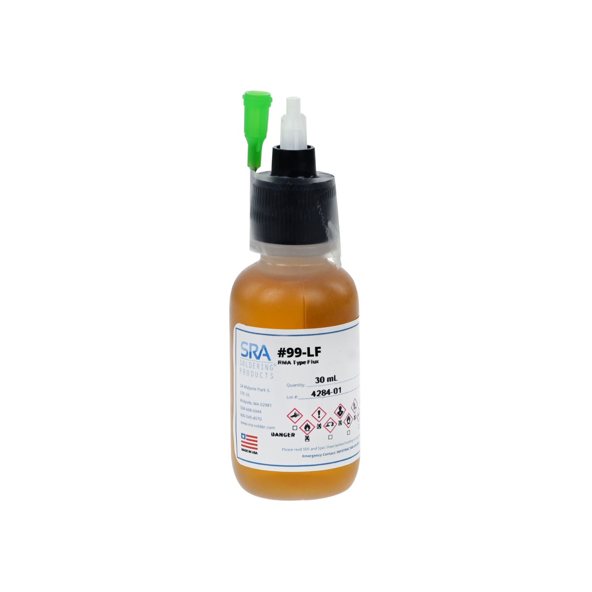 【FLS99LF-30ML】SRA #99-LF TYPE RMA ROSIN SOLDER